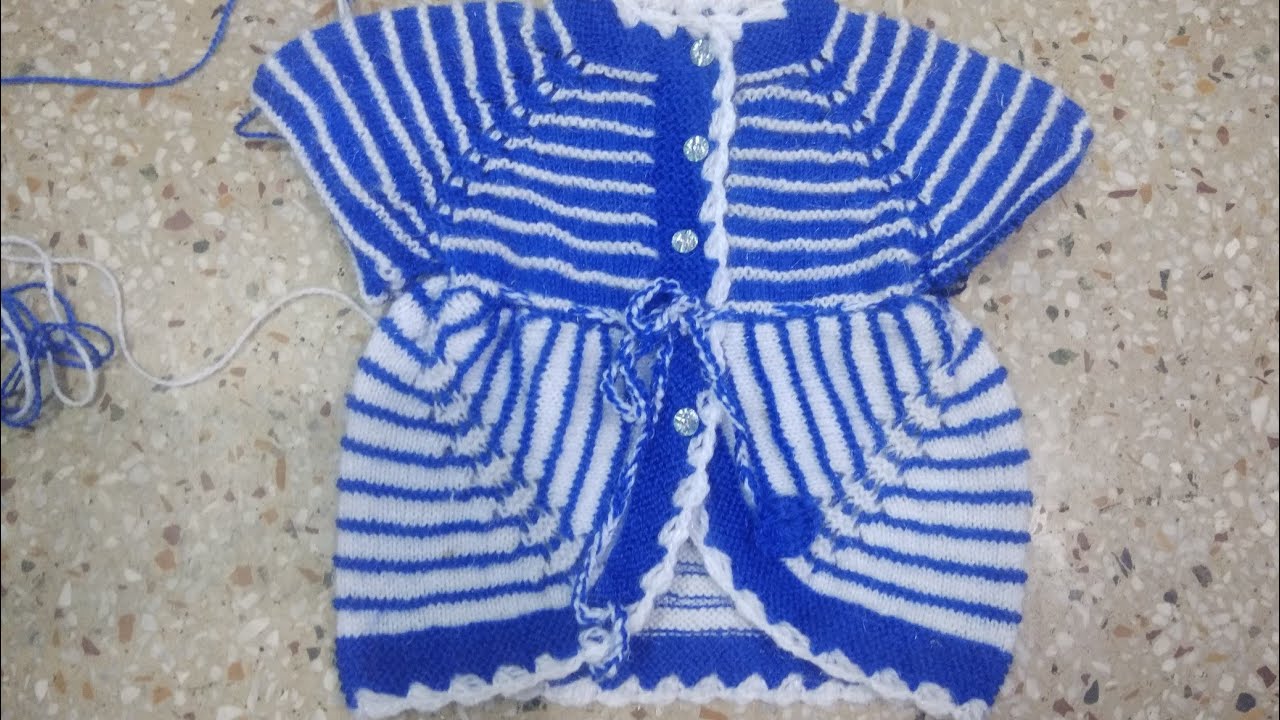 Front open double colour sweater design in Hindi# part 1
