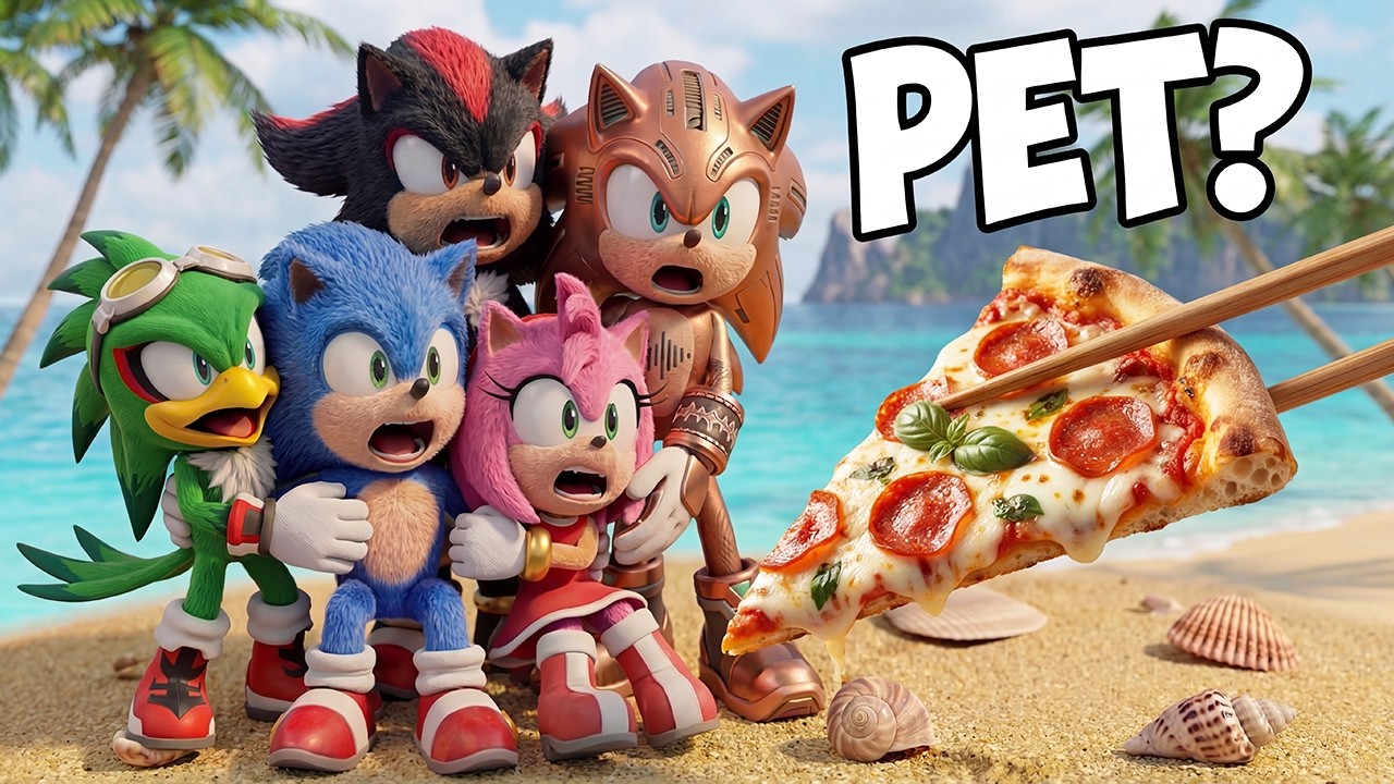 In Real Life, I Have Jet the Hawk, Sonic the Hedgehog, Shadow the Hedgehog, Amy Rose, Metal As a Pet