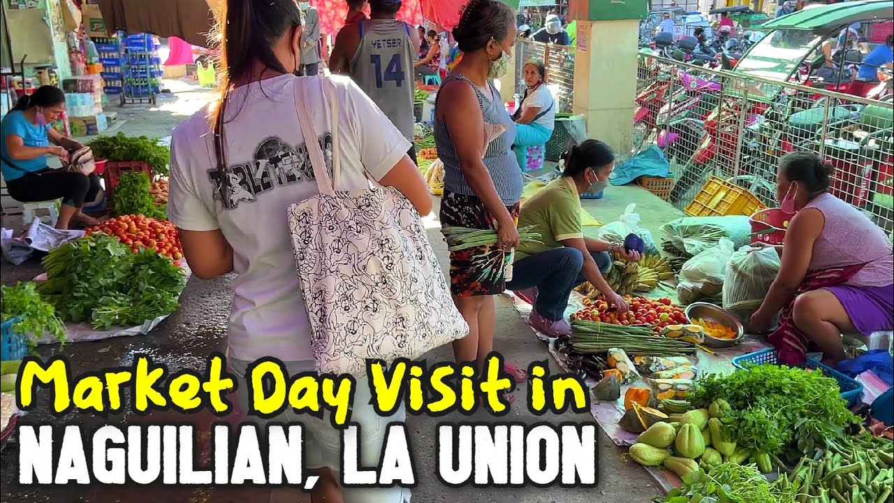 Market Day in NAGUILIAN, LA UNION Philippines | Sunday Morning Visit to the PALENGKE/ Wet Market!