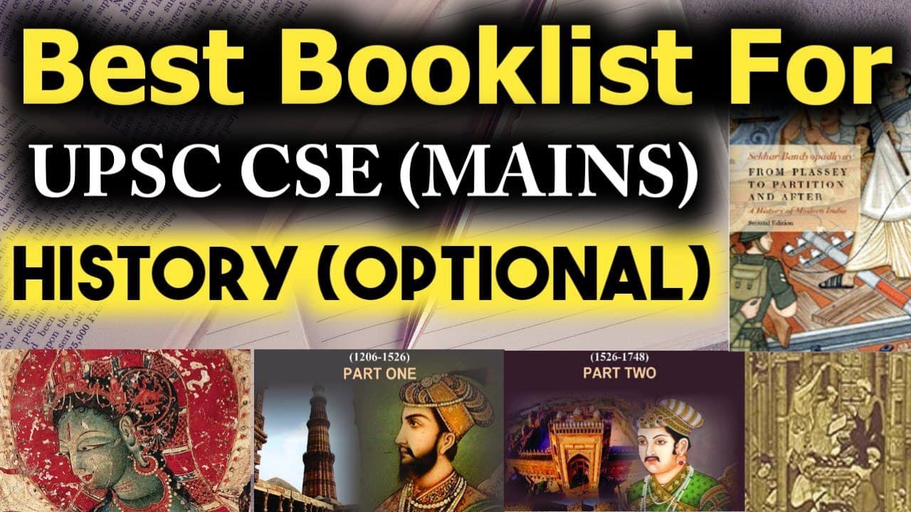 Booklist For UPSC History (Optional) [ Study Point-Subodh ]