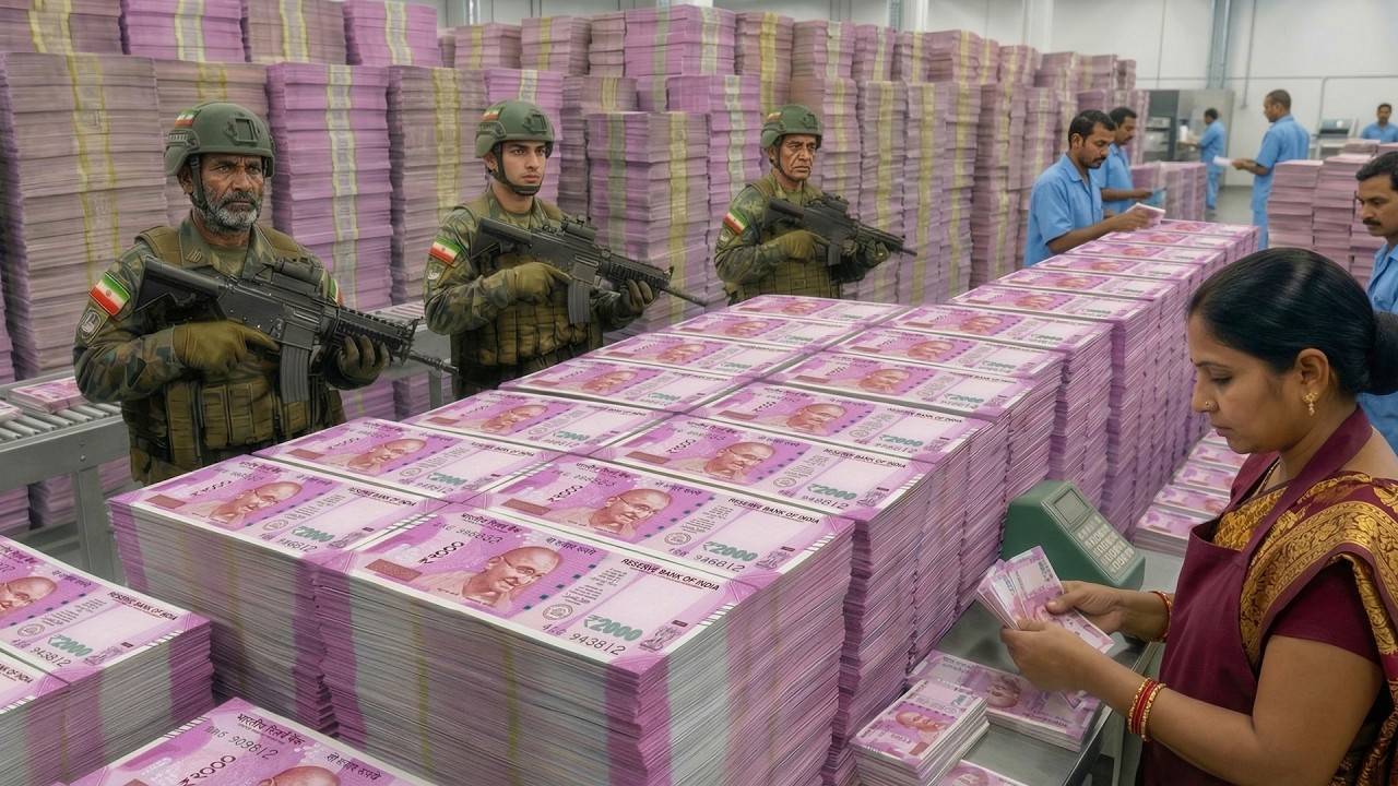 Inside the India Money Factory Printing 17 Languages on Every Note (Full Process)