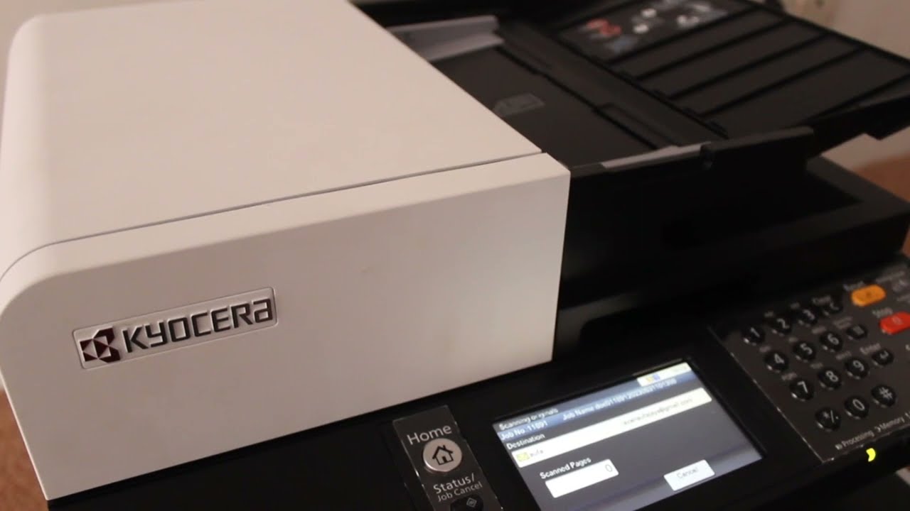 Cara Setting Scan to Email Mesin Kyocera