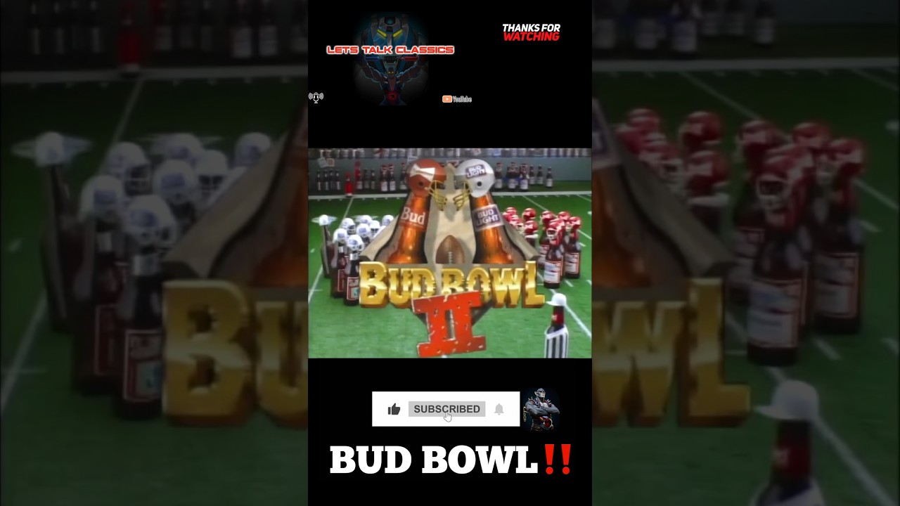DO YOU REMEMBER THE BUD BOWL?#nfl #superbowl #halftime #shorts