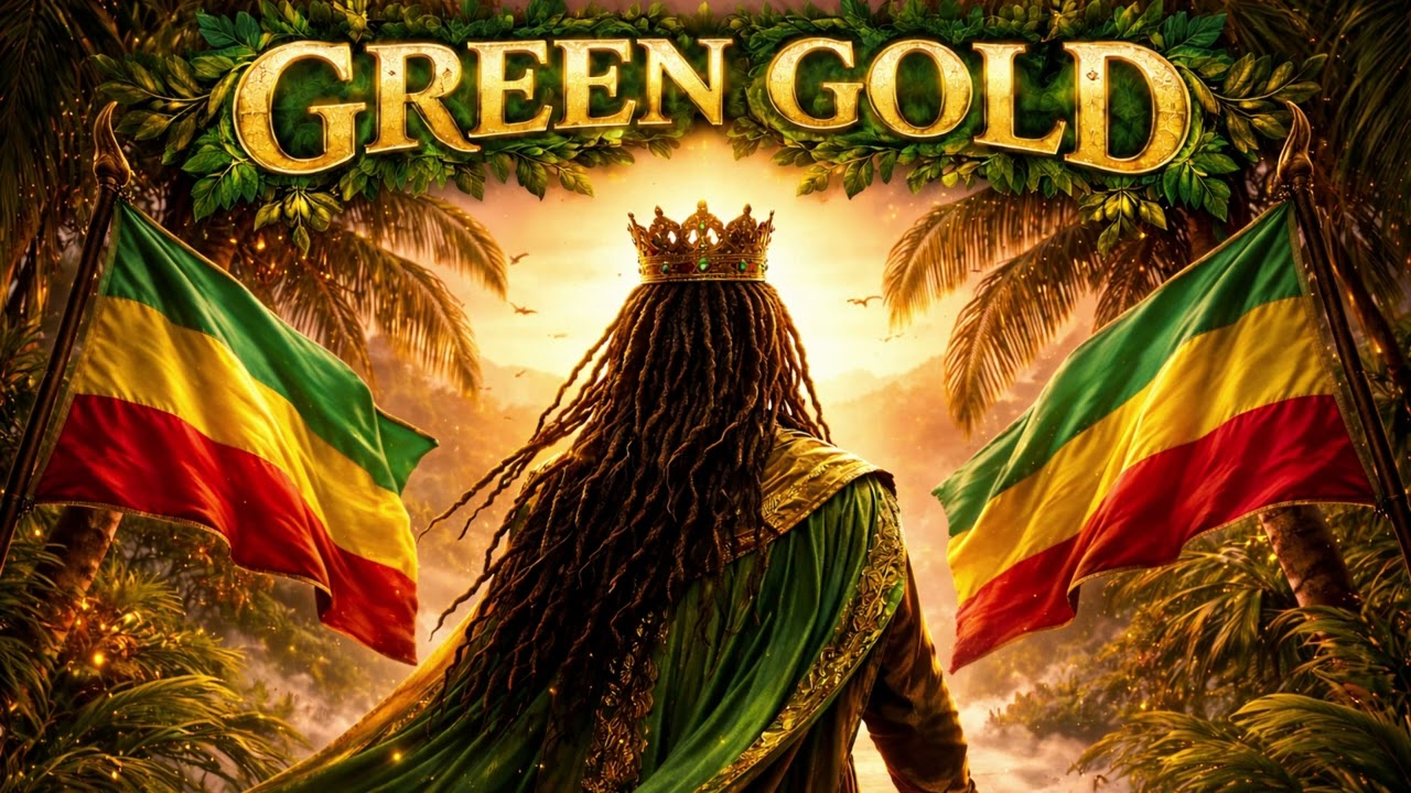 Rise Through the Fire Tonight 🌿🔥Reggae Hip Hop Chill Vibes | Green Gold King