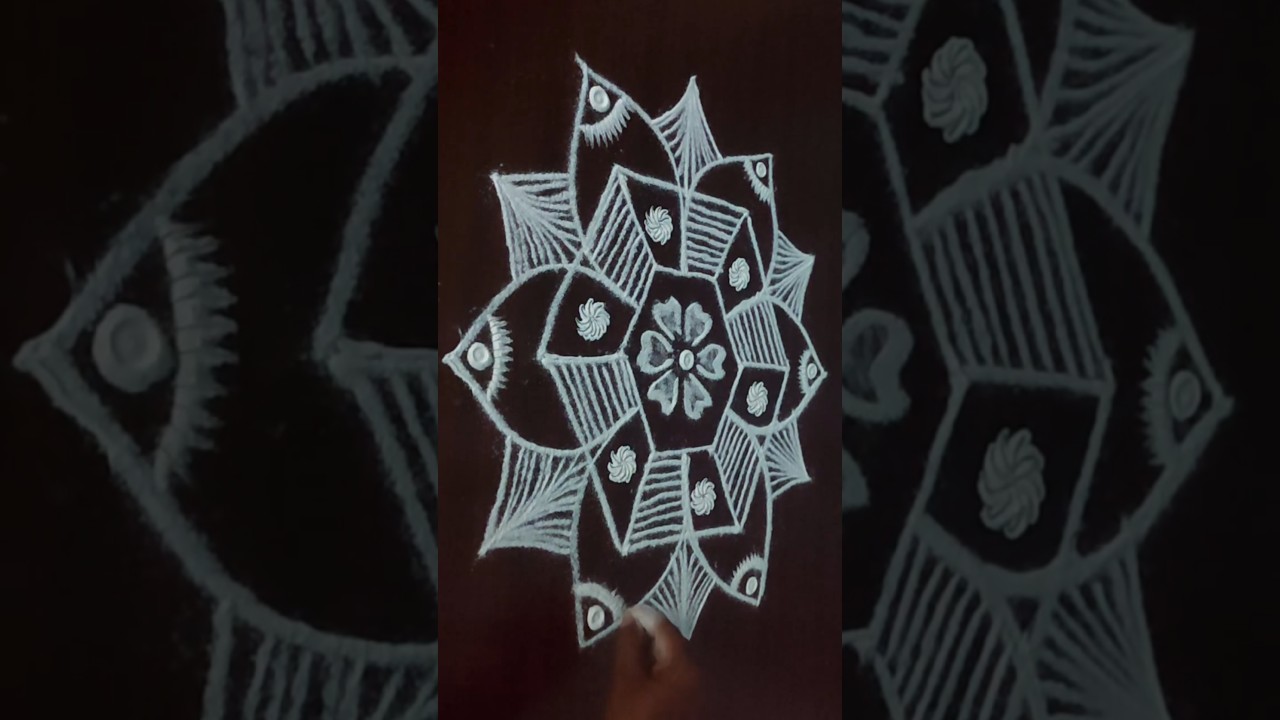 #shorts #dailykolam #margazhirangolikolam #rovirangoli