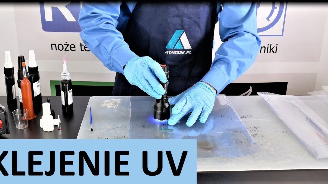 Klejenie Opakowań PVC - Lampa i Klej UV - Przegląd i Test