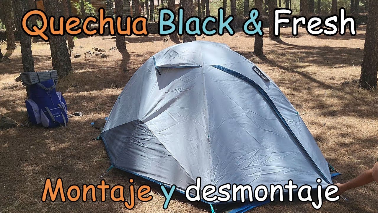 Quechua Black & Fresh - Montaje y desmontaje -