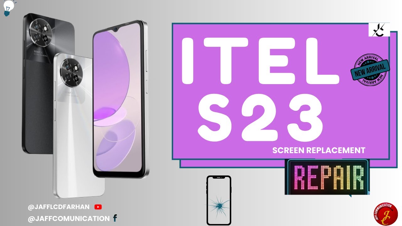 iTel S23 Screen Replacement Display Change You NEED To Know! #jafflcdfarhan #youtube