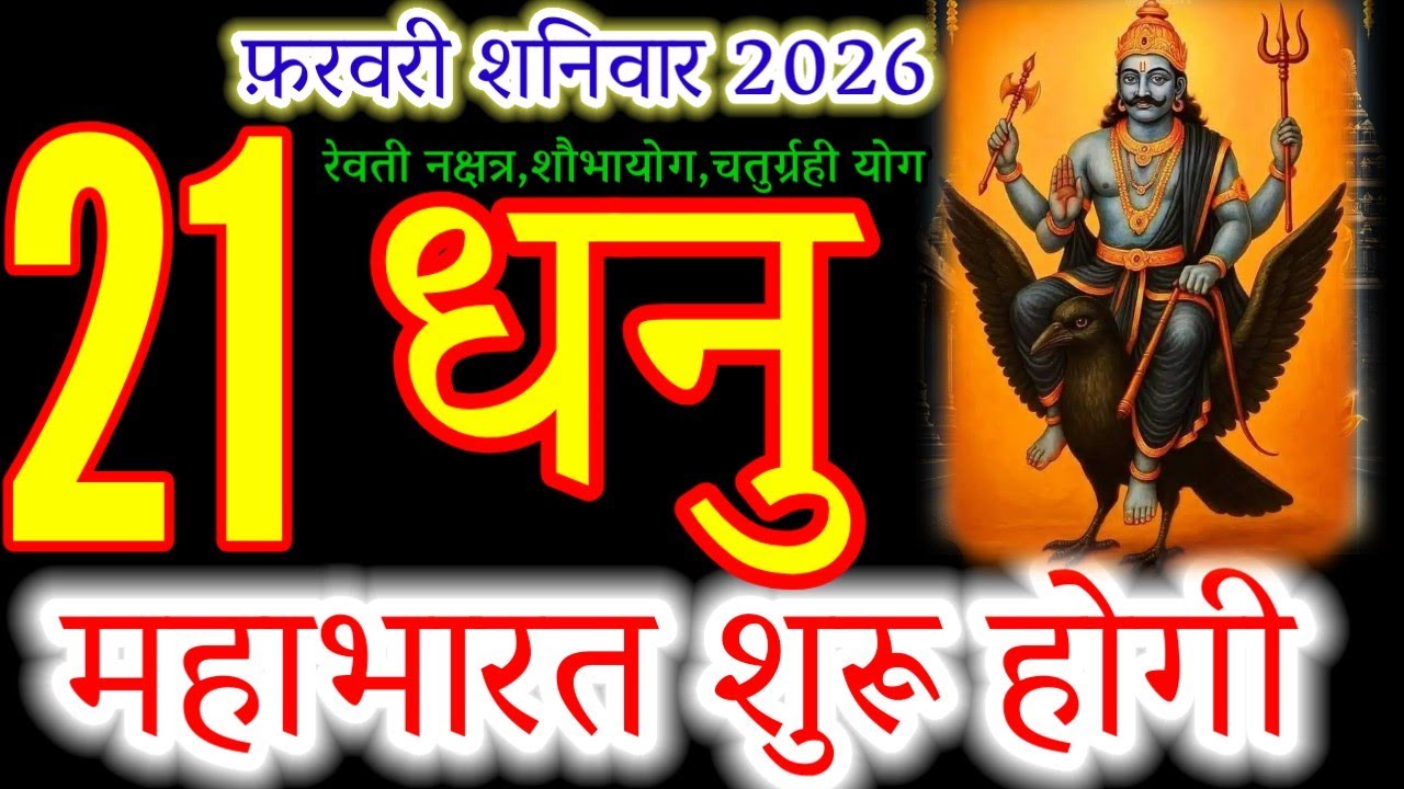 21st February 2026: Sagittarius (Dhanu Rashi) | Is the 