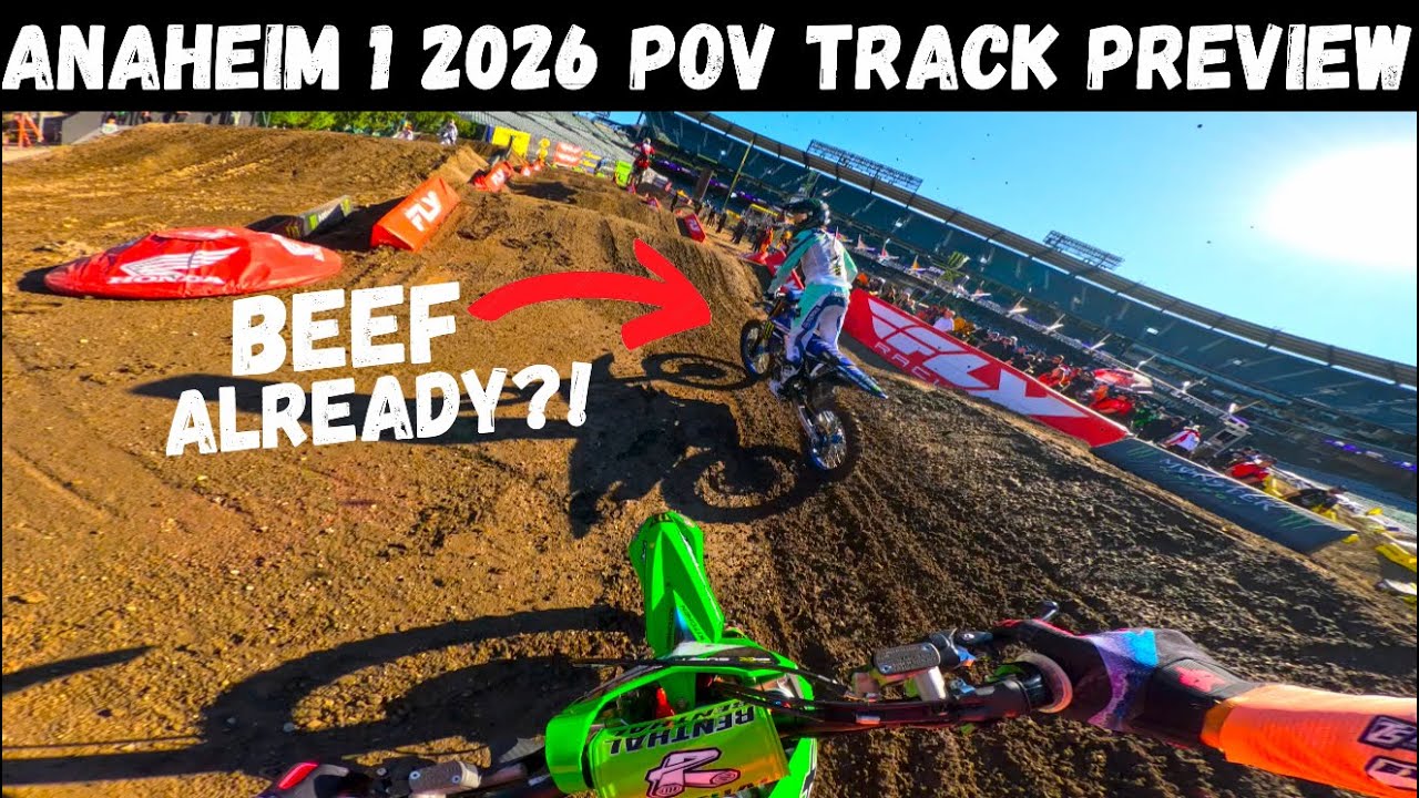 The Games Have ALREADY STARTED!! Levi Kitchen vs Haiden Deegan on Press Day at Anaheim 1 (POV)