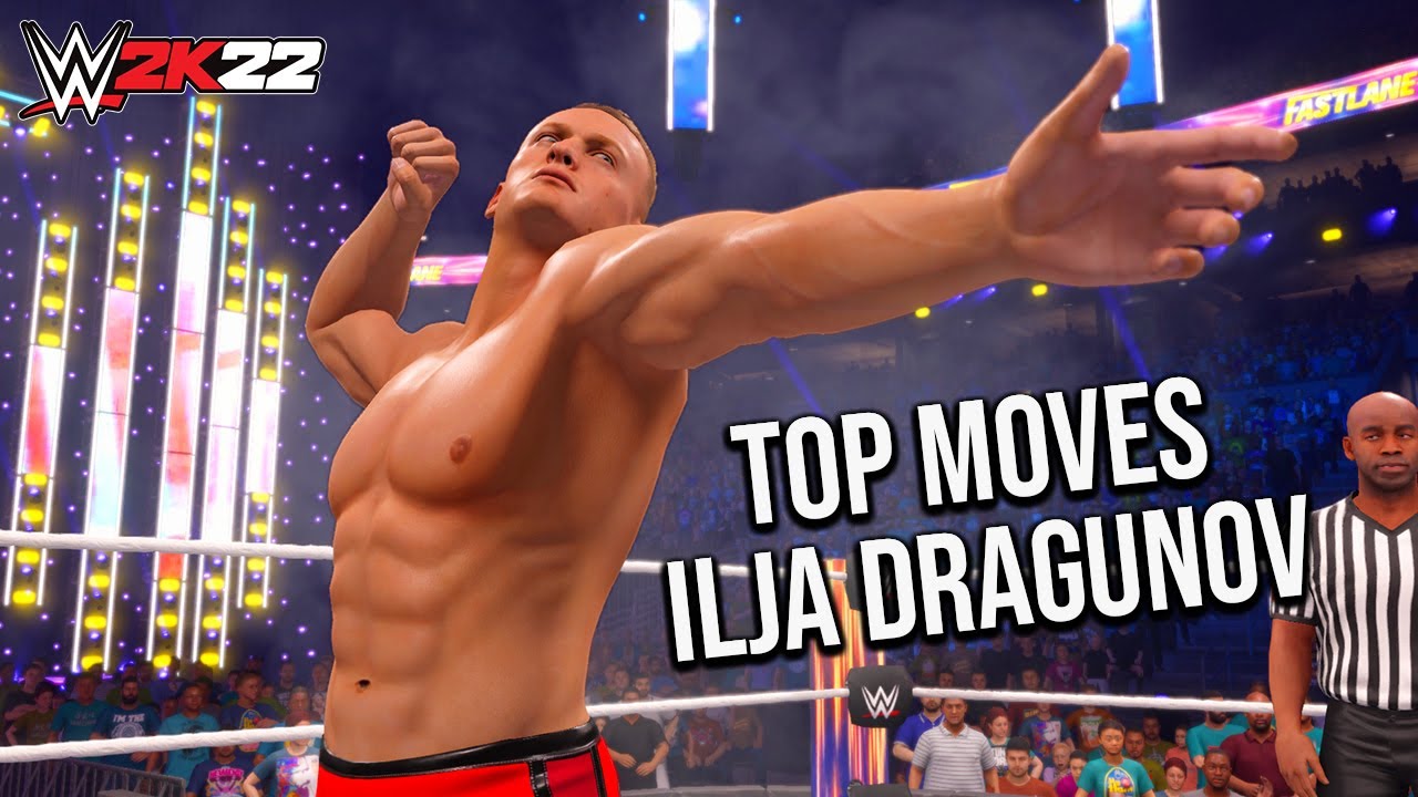 Top Moves of Ilja Dragunov (most wanted pack) - wwe 2k22