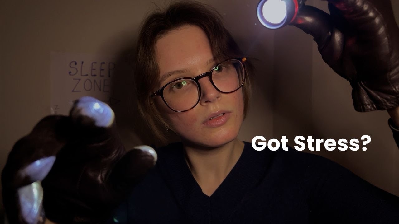 TSA Agent Confiscates Your Stress ASMR | Leather Glove Pat Down