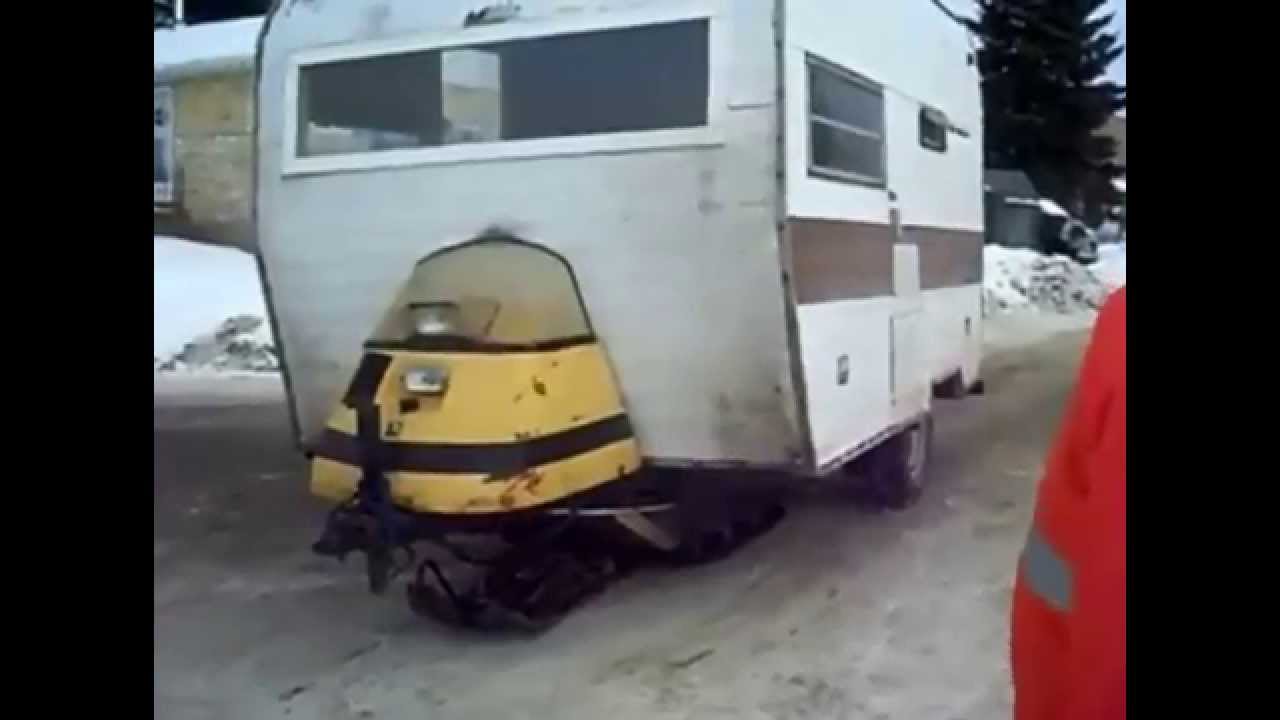 A Canadian Skidoo Camper