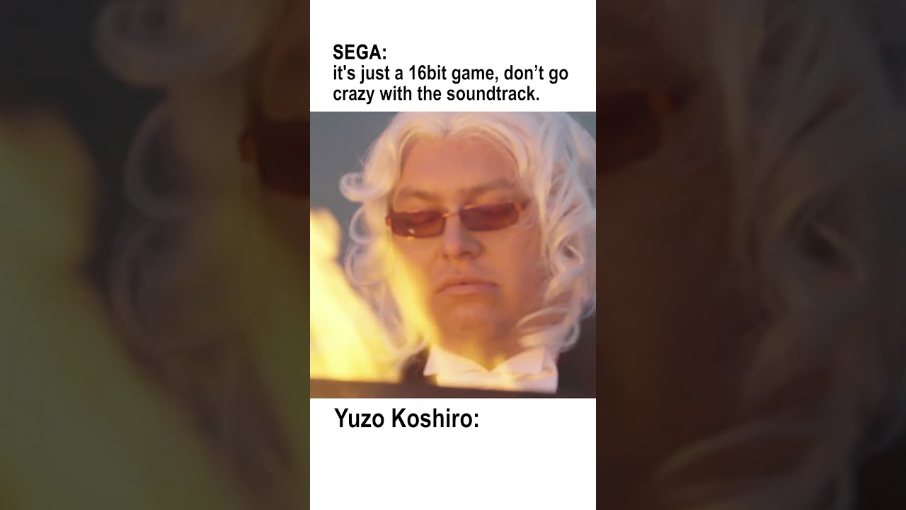 Yuzo Koshiro When Making the Streets of Rage 2 Soundtrack | Burning Piano Meme