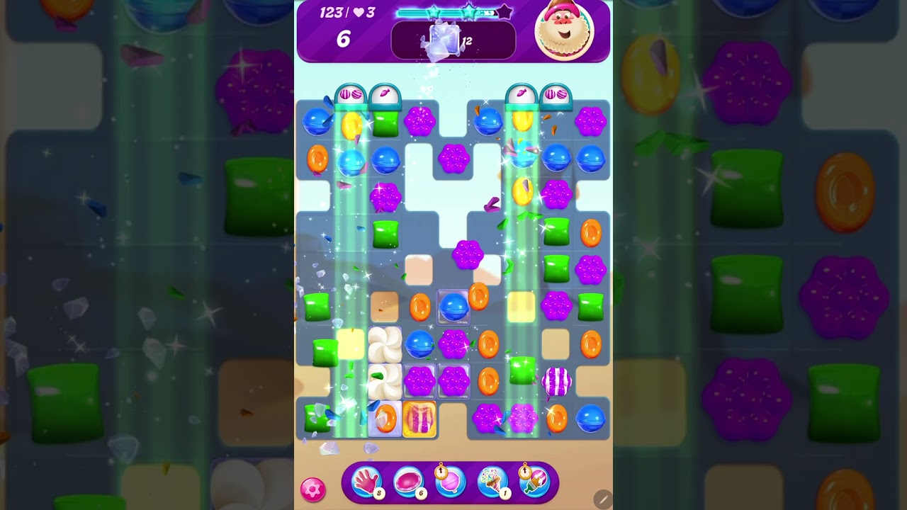 Candy crush  level 123