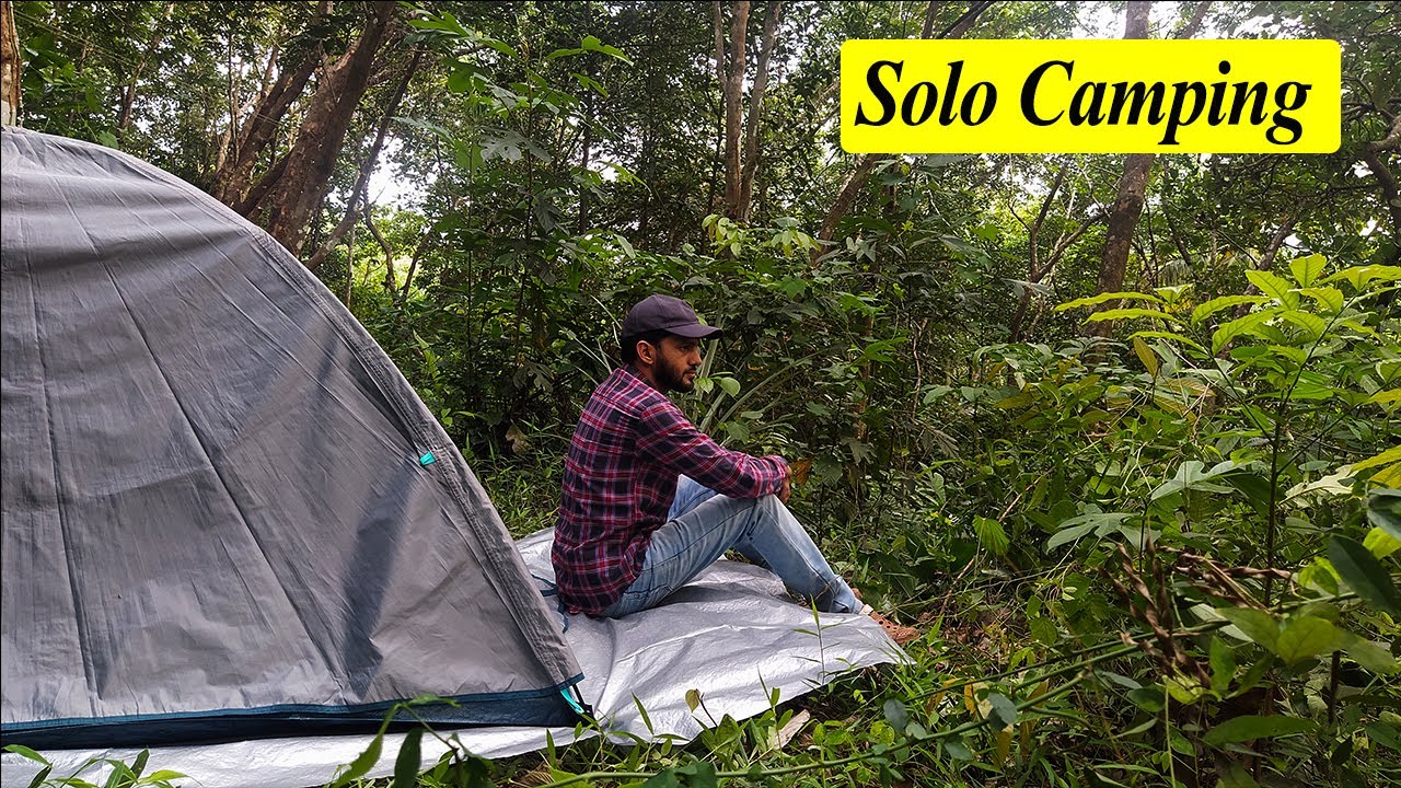 Solo Tent Camping \ ചെറിയ ഒരു കട്ടിൽ ഒരു രാത്രി