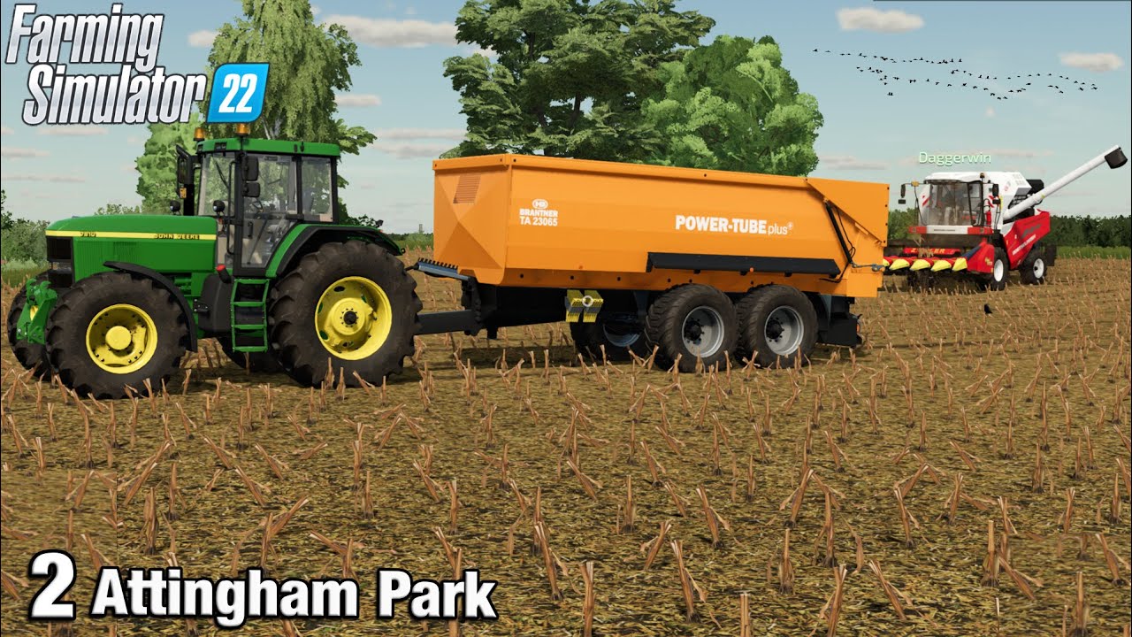 SILAGE IS SOLD AND CORN HARVESTING - CO-OP Multiplayer FS22 Attingham Park Ep 2