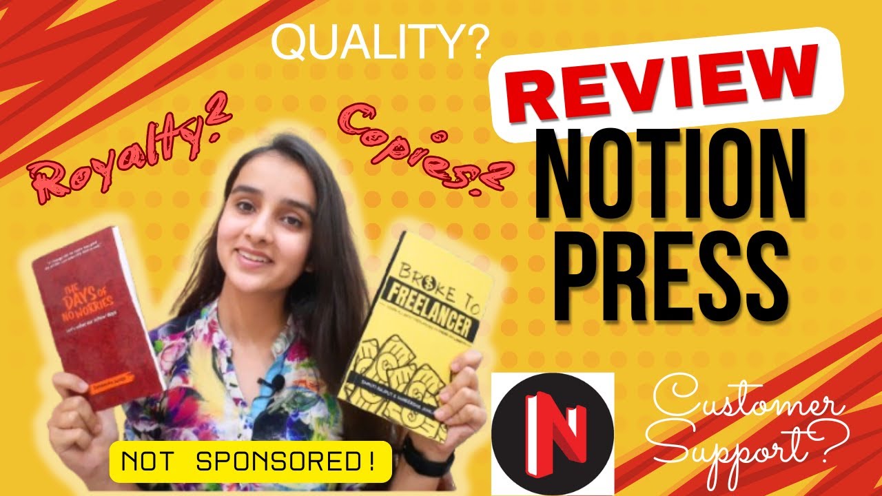 My Honest Experience with Notion Press | Answering all Questions: Royalty? Quallity? Free Copies?