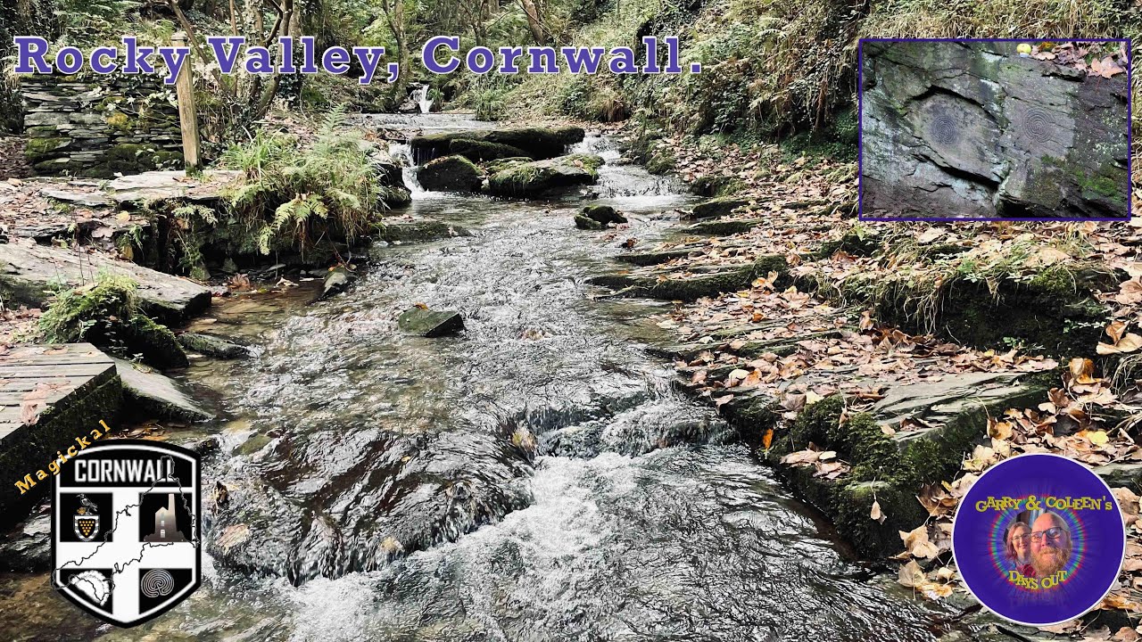 Rocky Valley Labyrinth rock carvings, Cornwall