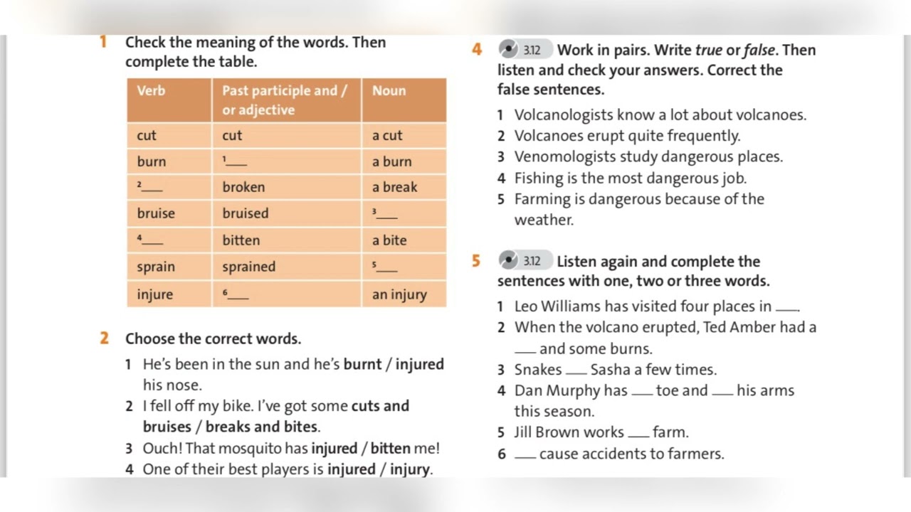English plus 7. Unit 8. Ex4,5 p110
