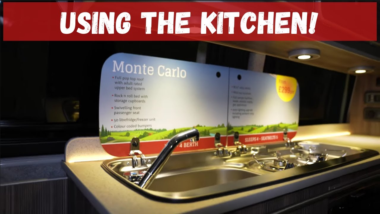 Using your Kitchen and Appliances in a CamperKing Camper Conversion