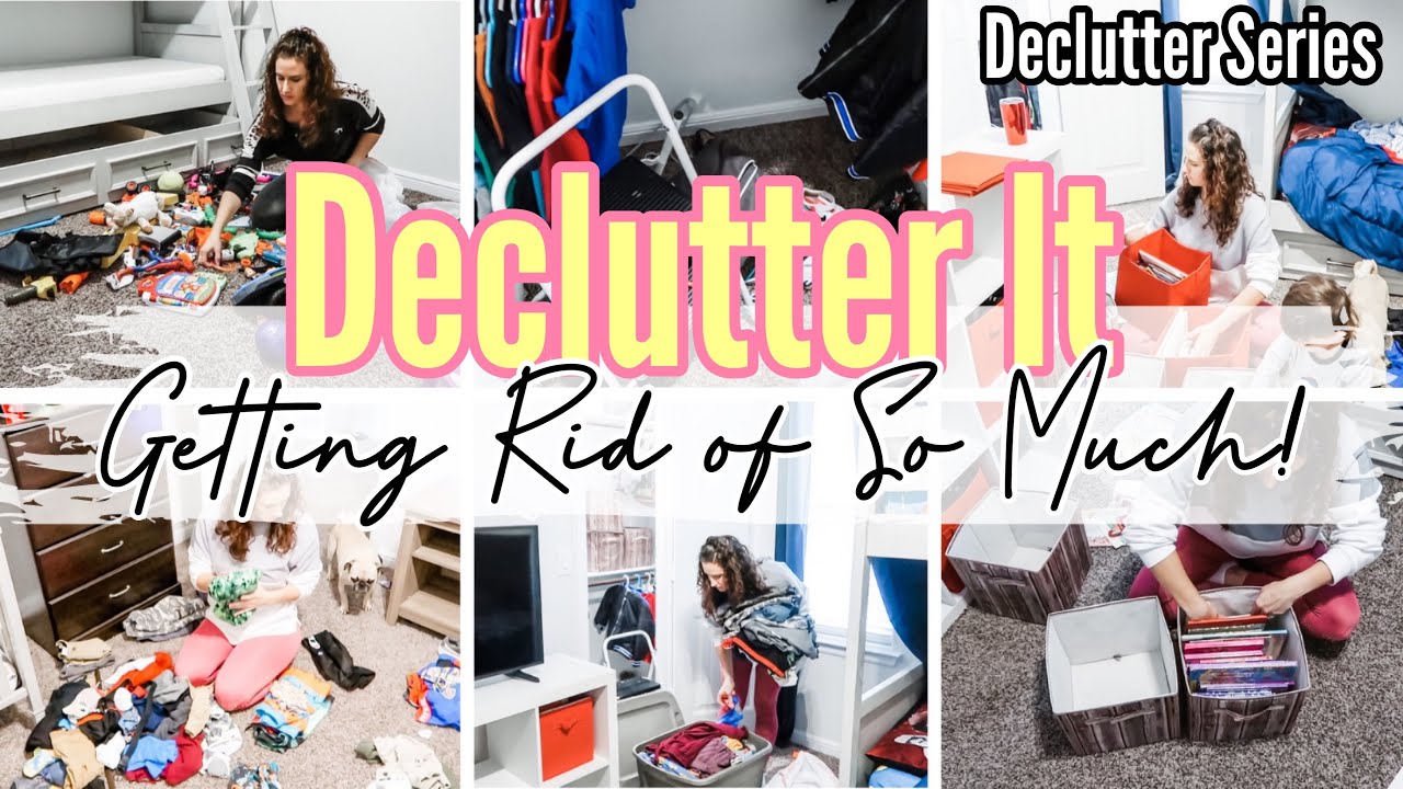 DECLUTTER WITH ME 2021 (Declutter Series)/ Getting Rid Of So much Stuff /Shared Room Transformation