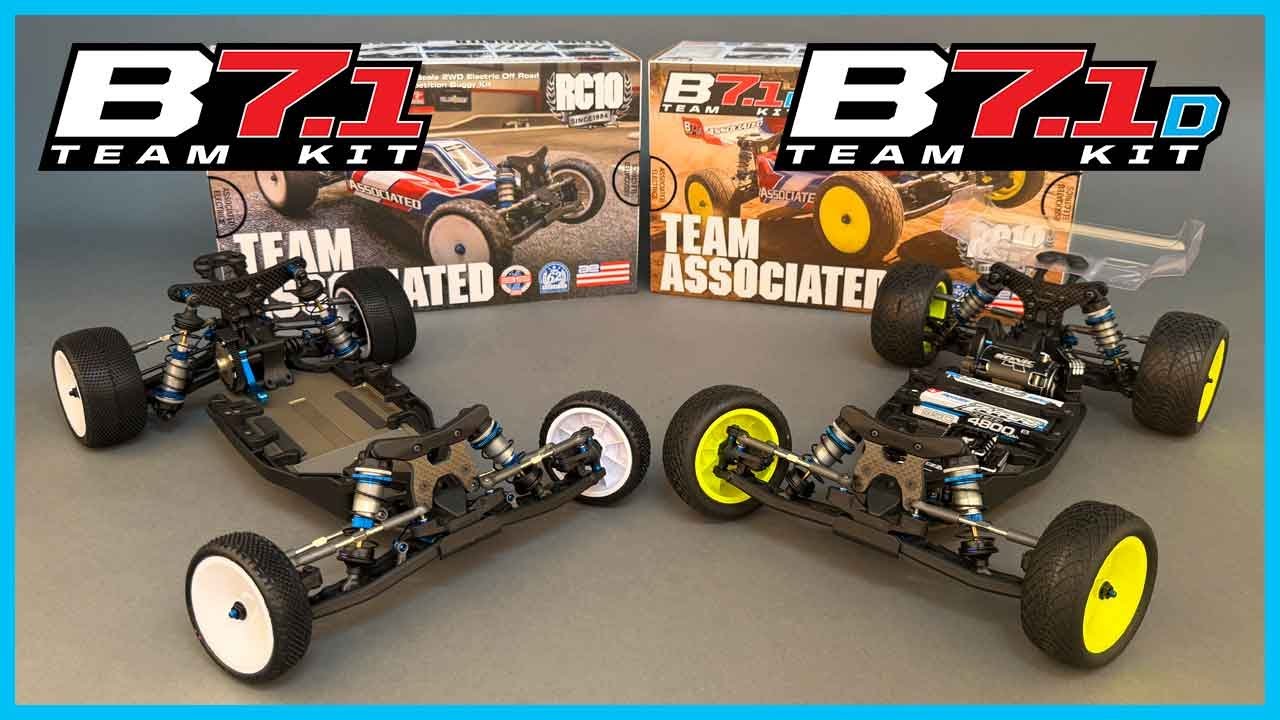 Team Associated RC10B7.1 and RC10B7.1D
