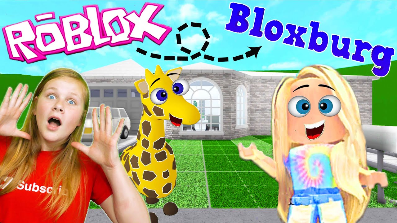 ROBLOX Assistant's Plays Adopt Me to find Giraffe then travels to Bloxburg