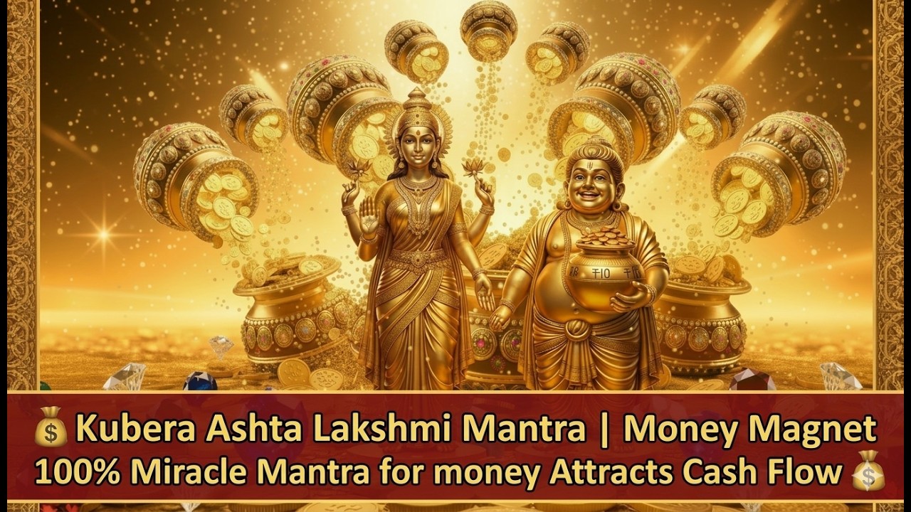 💰Kubera Ashta Lakshmi Mantra | Money Magnet 100% Miracle Mantra for money Attracts Cash Flow💰#money