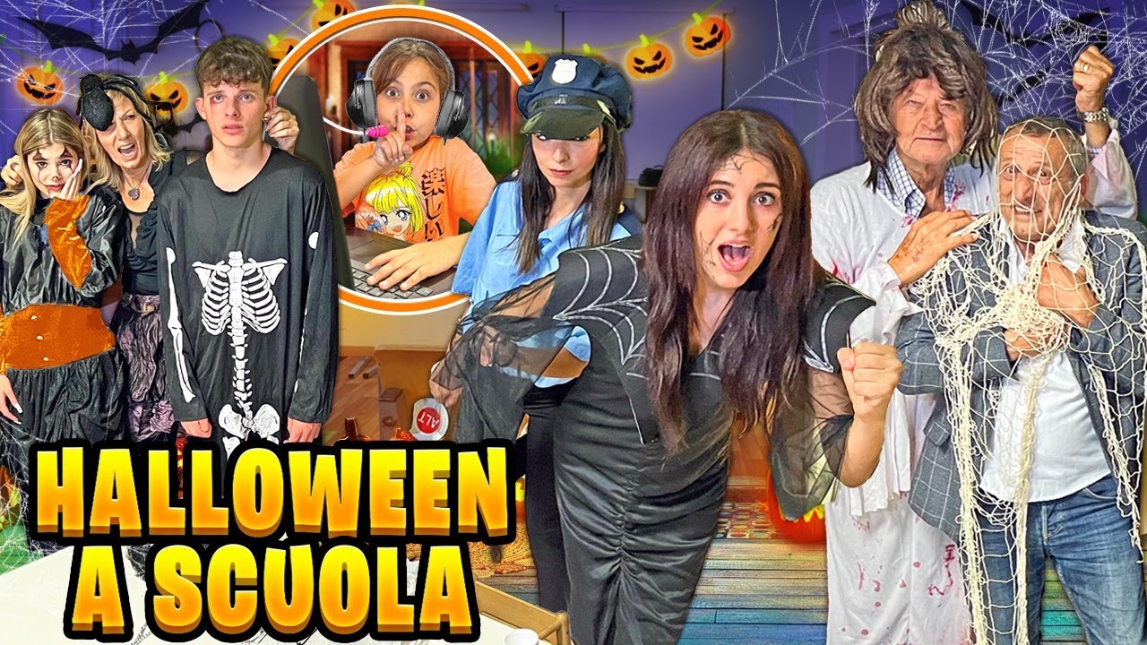 ILARY E ZIA NICOLE ENTRANO DI NASCOSTO A SCUOLA A HALLOWEEN IN TRANSILVANIA E VENGONO ARRESTATE