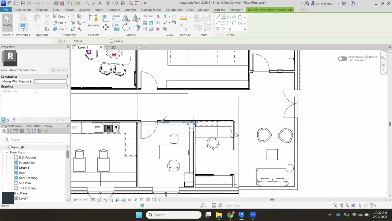 Revit - Добавление меток помещений 2026 (Часть 1)