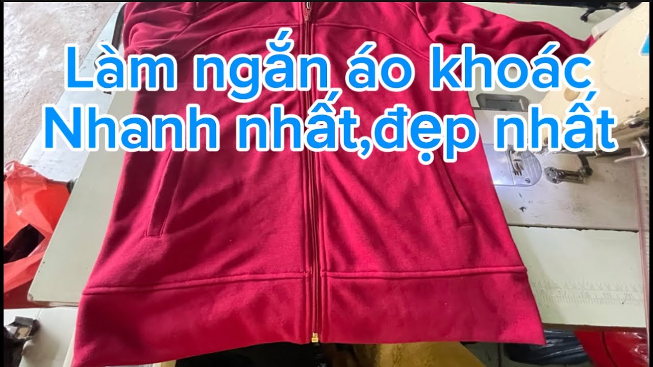 Cách sửa áo khoác bị dài, cách cắt lai áo khoác nhanh nhất,đẹp nhất 