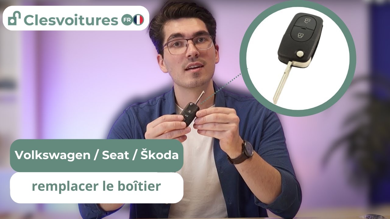 Remplacement du boîtier de clé Volkswagen/SEAT/Škoda