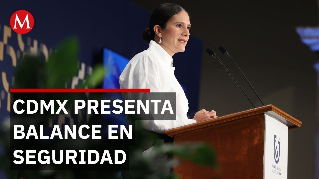 Fiscal&iacute;a de la CdMx presenta primer informe de resultados en seguridad y justicia