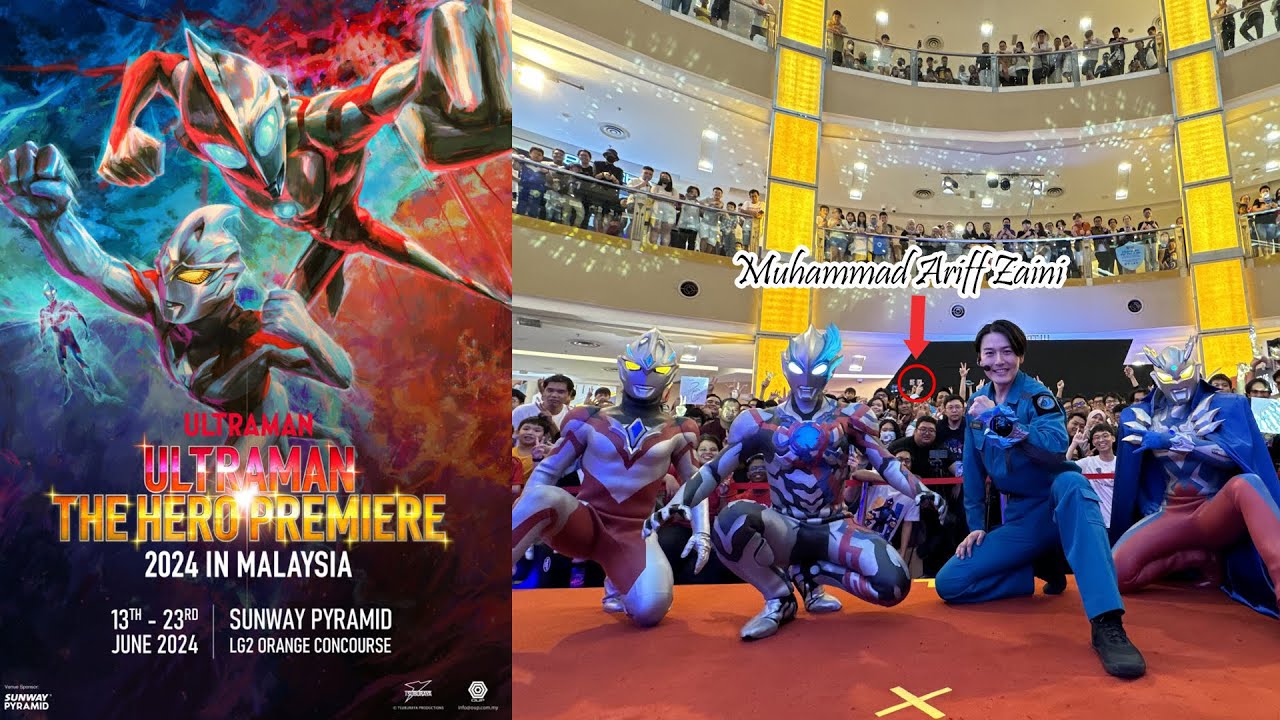 Activity Time with Tomoya Warabino! | ULTRAMAN THE HERO PREMIERE 2024 IN MALAYSIA
