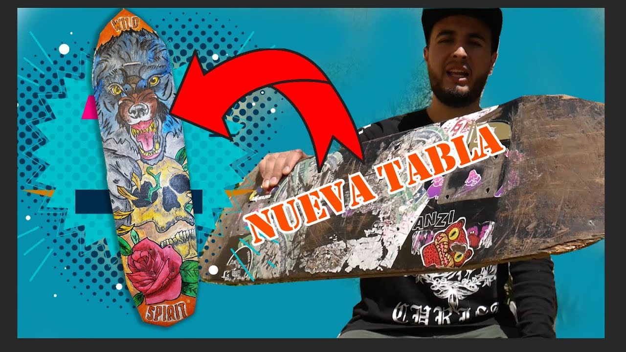 Como renovar tu tabla (Skate) vieja en una nueva