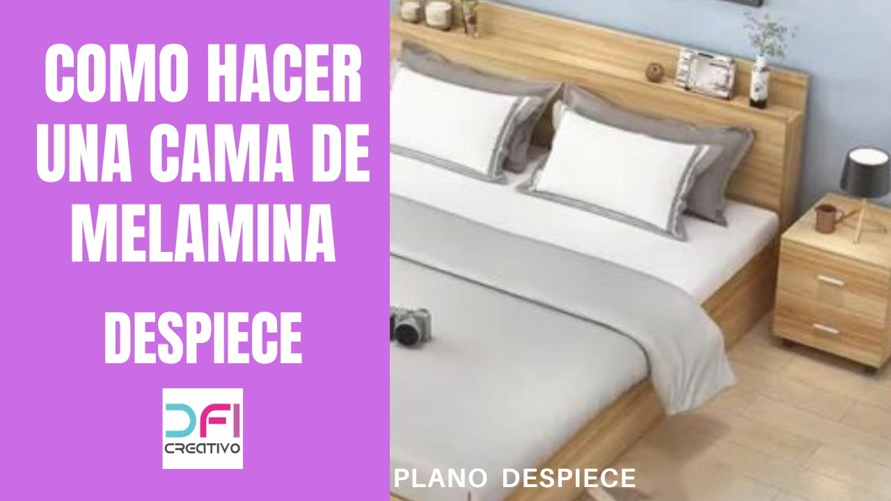 Como hacer una cama de Melamina - Mueble en Melamina