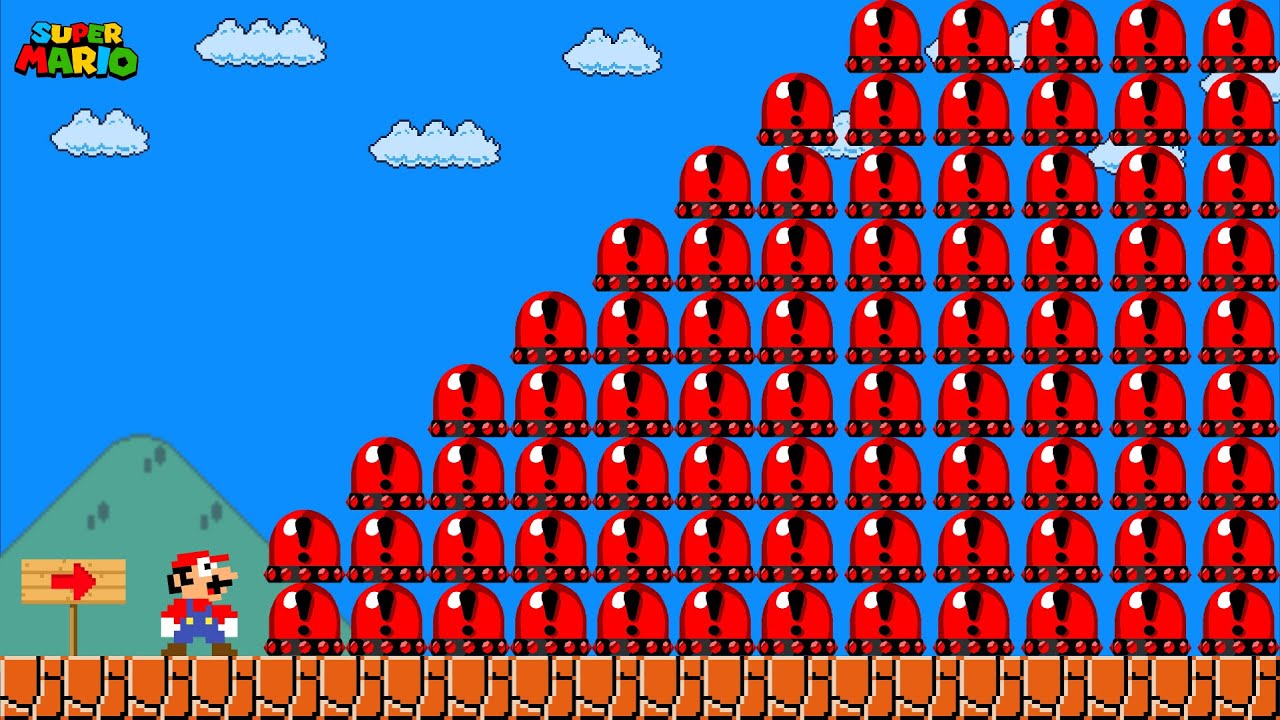 Can Mario Collect 999 Ultimate ! - Switch in New Super Mario Bros. Wii ? | Game Animation