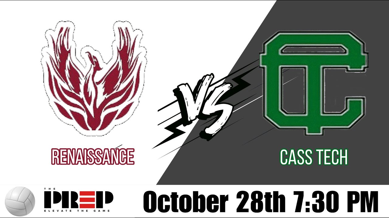 Volleyball || Detroit Cass Tech vs Detroit Renaissance || Full Livestream