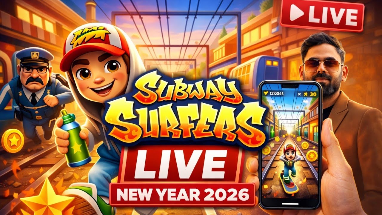 5M view subway surf gameplay live #live #gameplay