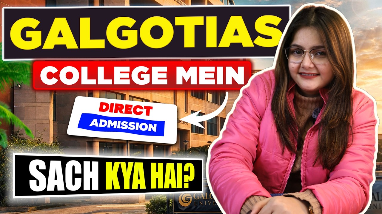 Galgotias College Greater Noida Reviews (2026) 🔥 | Low Jee Percentile Colleges | Direct Admission?