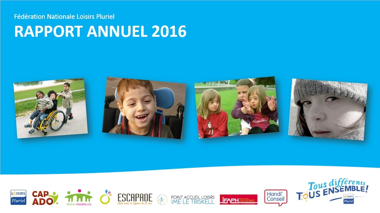FEDERATION LOISIRS PLURIEL - Rapport Annuel 2016