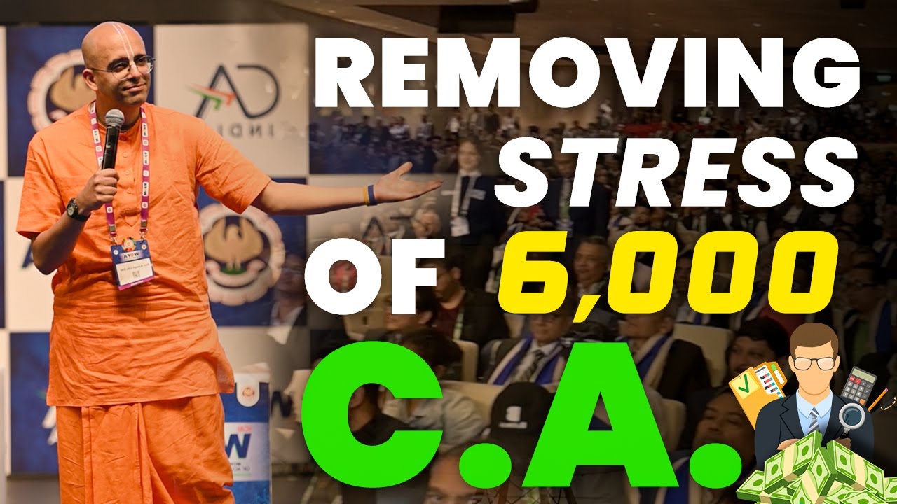 Addressing 6000 C.A. || ICAI || WOFA || HG Amogh Lila Prabhu