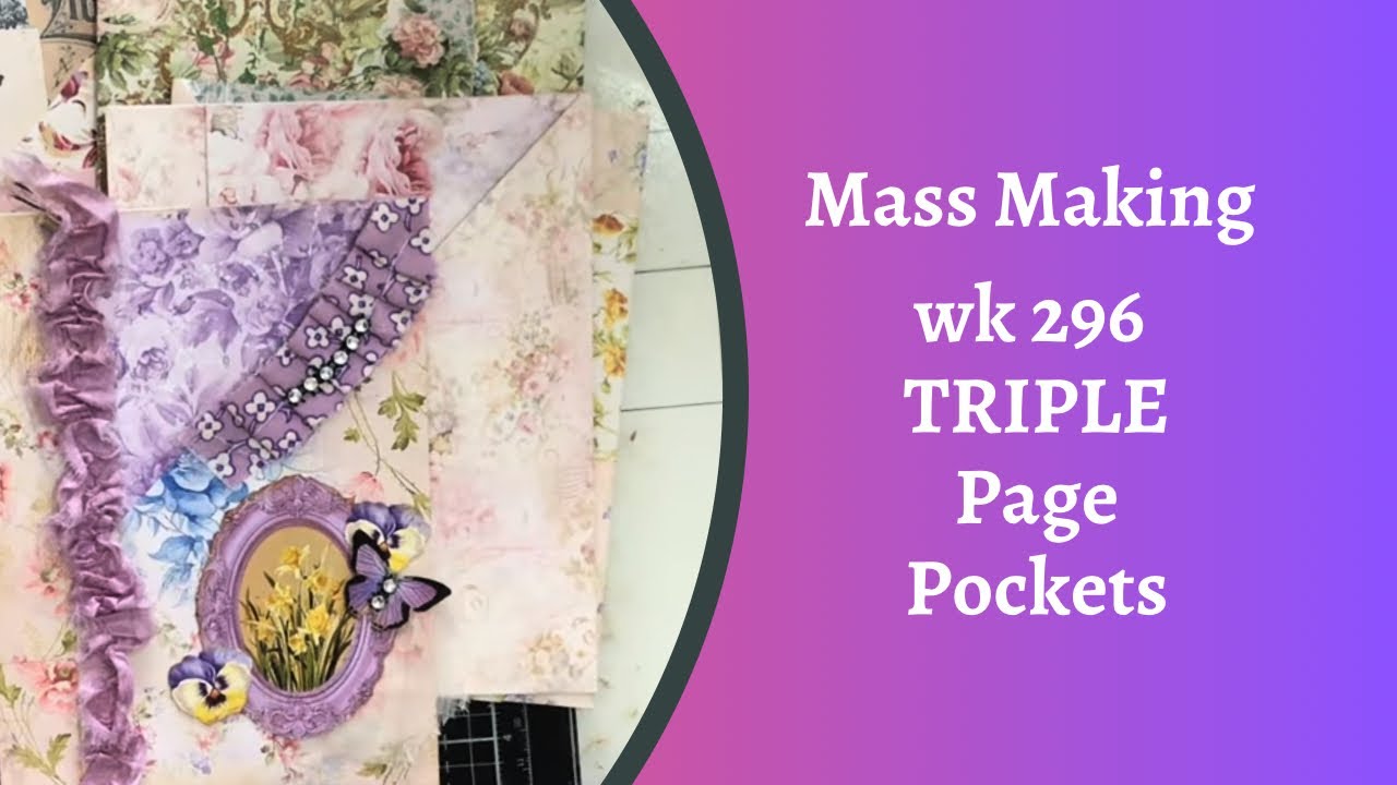 Массовое производство. - Тройные карманные органайзеры от Roxy Creations - неделя 295