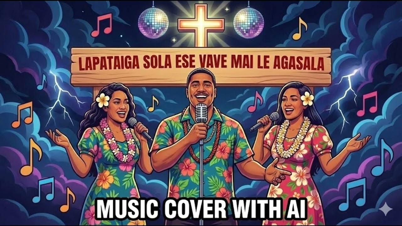 LAPATAIGA (AI Cover) | The Three Sweet Messengers | Samoan Gospel | vAIstream