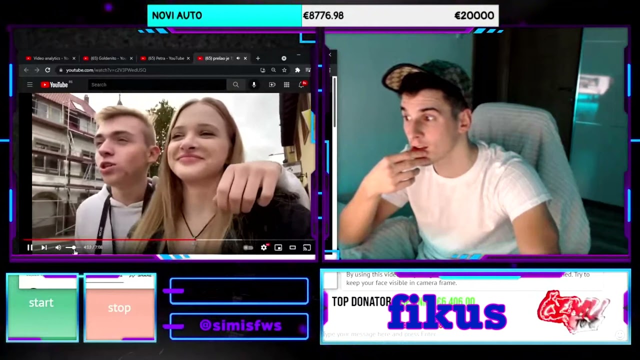 SIMI FULL REAKCIJA NA PETRIN VLOG *GOLDENITO I PETRA SE SMUVALI?*