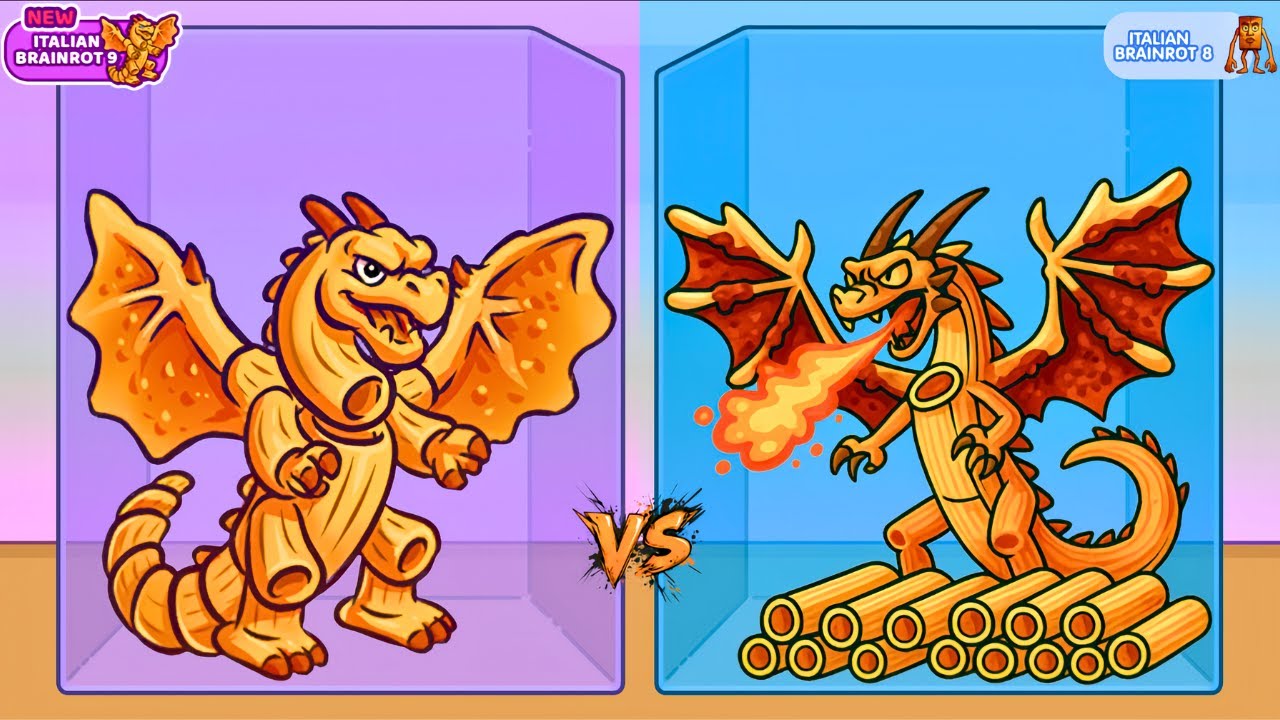 Merge Fellas ITALIAN BRAINROT 9 vs BRAINROT 8 ⁉️ Boss + Boss I New Update - Reaching Max Level!