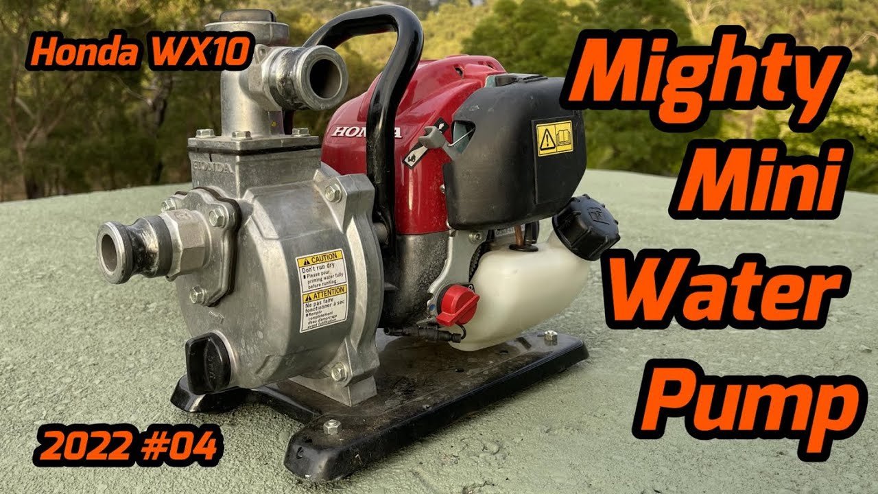 Honda WX10 Water Pump - How well does it work? - 2022 #04