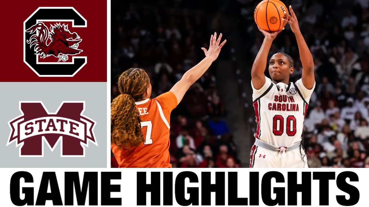 #3 South Carolina vs Mississippi State Highlights | Women's Basketball | College Basketball 2026