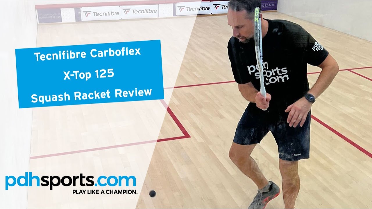 Обзор ракетки для сквоша Tecnifibre Carboflex X-Top 125 2022 от pdhsports.com